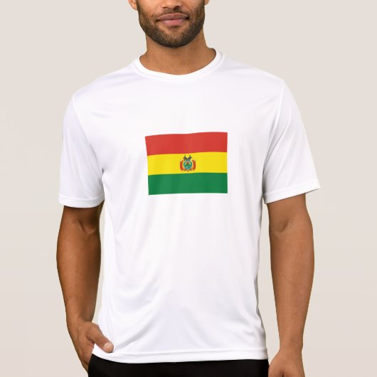 ボリビア愛国国旗 Tシャツ (正面)