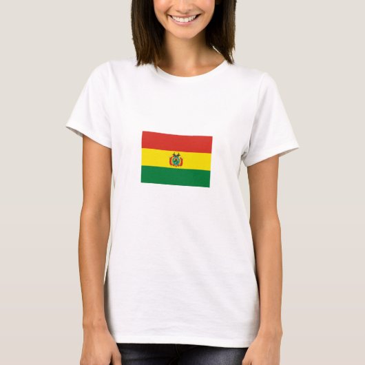 ボリビア愛国国旗 Tシャツ (正面)