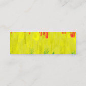 ボリビア油彩画スケッチ コーリングカード (裏面)