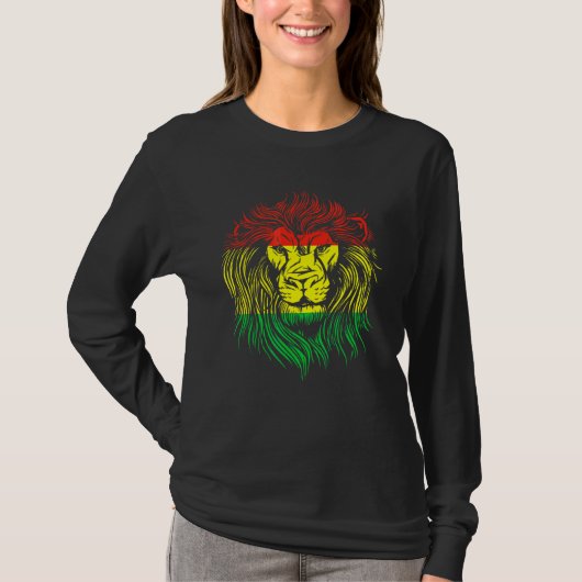 ボリビア獅子頭国旗 Tシャツ (正面)