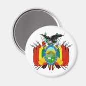 ボリビア紋章コート マグネット (正面/裏面)