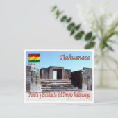 ボリビア – ティアワナコ – Templo Kalasaya - ポストカード (スタンド正面)