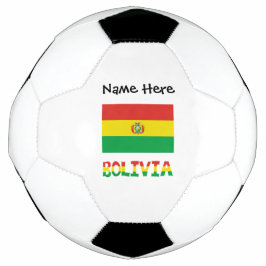 ボリビア ボリビア国旗 オーダーメイド テキスト サッカーボール