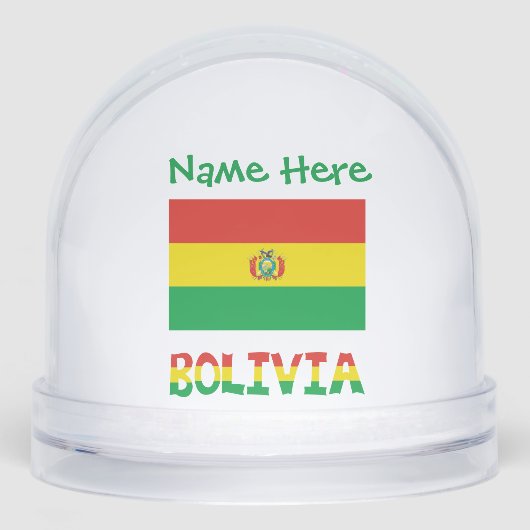 ボリビア ボリビア国旗 緑 カスタマイズ (正面)