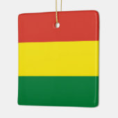 ボリビア（ボリビア）国旗 セラミックオーナメント (左)