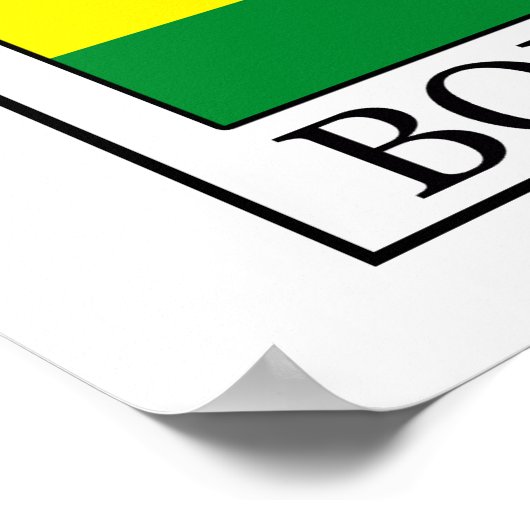 ボリビア ポスター (角)