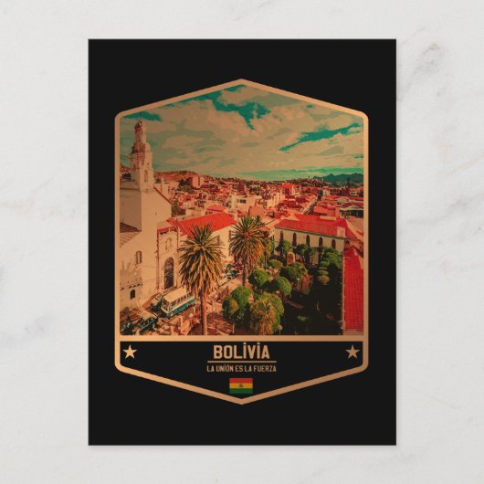 ボリビア ポストカード (正面)