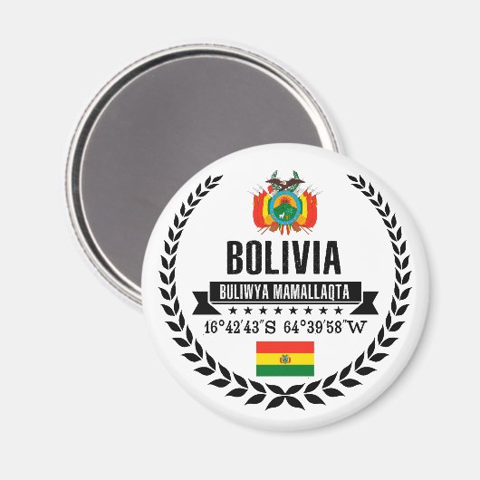 ボリビア マグネット (正面/裏面)