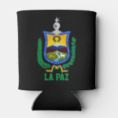 ボリビア、ラパスの紋章 缶クーラー (裏面)