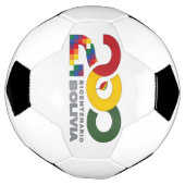 ボリビア 二十周年記念 二〇〇年  サッカーボール (回転)