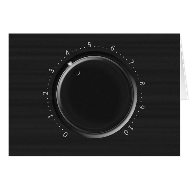 ボリュームつまみグリーティングカード (正面横)