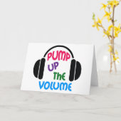 ボリュームを上げる カード (黄色い花)