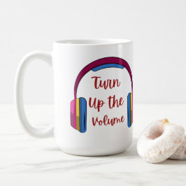 ボリュームを上げる コーヒーマグカップ