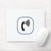 ボリュームコントロール電話 マウスパッド (マウス)