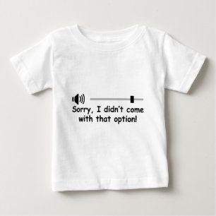 ボリュームコントロール ベビーTシャツ