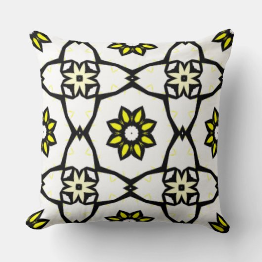 ボリュームワンのカレイドスコープアート６ クッション (正面)