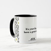 ボリューム1のカレイドスコープアート1 マグカップ (正面左)