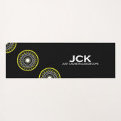 ボリューム1のカレイドスコープアート26 ヨガマット (裏面(横))