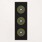 ボリューム1のカレイドスコープアート26 ヨガマット (正面)