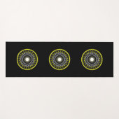 ボリューム1のカレイドスコープアート26 ヨガマット (正面(横))