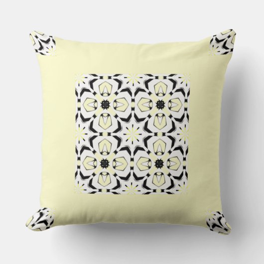 ボリューム1のカレイドスコープアート5 クッション (正面)