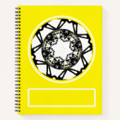 ボリューム1のカレイドスコープアート9 ノートブック (正面)