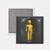 ボリューム，男の子，男 マグネット (正面/裏面)