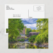 ボリンガーミルとバードビルカバーブリッジ ポストカード (正面/裏面)