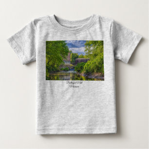 ボリンガーミルとバーフォードビルカバーブリッジバブ ベビーTシャツ