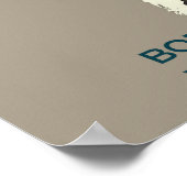 ボリンク移行マップ – ミニマルヴィンテージ ポスター (角)