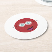 ボリー紙コースター ラウンドペーパーコースター (アングル)