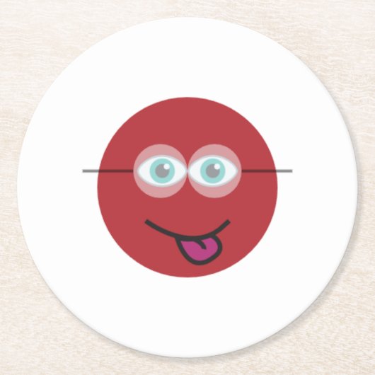 ボリー紙コースター ラウンドペーパーコースター (正面)