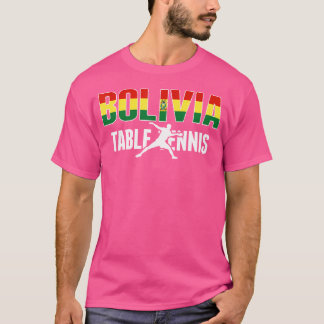 ボリ誇りを持ったビアテーブルテニス愛好家ジャージーボリビア Tシャツ