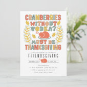 ボルおもしろいカの友情のないクランベリー 招待状 (スタンド正面)