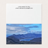 ボルカルックアウトグリーティングカードからのベルフィールド湖 (外部フラット)