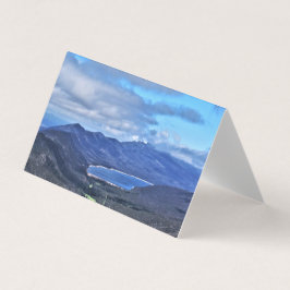 ボルカルックアウトグリーティングカードからのベルフィールド湖