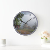 ボルカ-コスタリカリモートビレッジバッククロック ラージ壁時計 (ホーム)