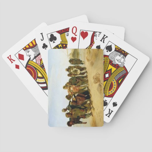 『ボルガの船頭』1870年～73年 トランプ (裏面)