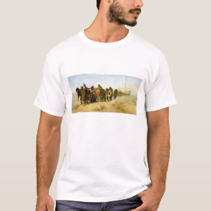 ボルガ1870-73年のボートの漕ぎ手 Tシャツ