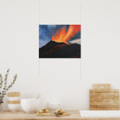 ボルケーノアートプリントポスター ポスター (キッチン)