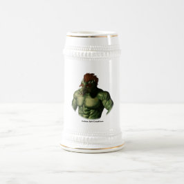 ボルケーノトロルバケーションファンタジーアートビールスタイン ビールジョッキ