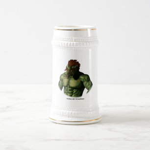 ボルケーノトロルバケーションファンタジーアートビールスタイン ビールジョッキ
