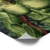 ボルケーノトロルバケーションファンタジーウォールアートプリント ポスター (角)