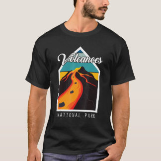 ボルケーノナショナルパークアイランドハワイ火山スーヴ Tシャツ