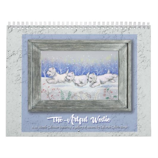 ボルゴのThe Artful Westie 2025年カレンダー カレンダー (カバー)