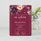 ボルゴニア65番目のアイディアデフィエスタデクンプレニャノスパラ 招待状 (スタンド正面)