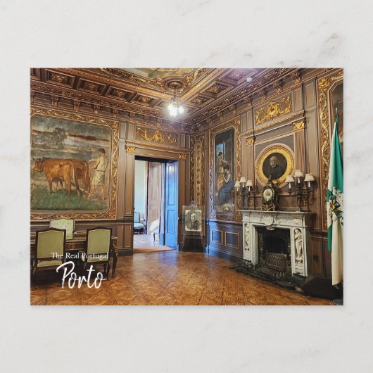 ボルサパレスポルトポルトガルハガキ ポストカード (正面)