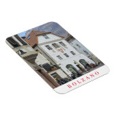 ボルザノワルサースクエア建物ビュー冷蔵庫用マグネット マグネット (右側)