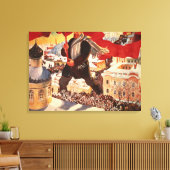 ボルシェビク， 1920 キャンバスプリント (インサイチュ (リビング))