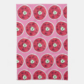 ボルシュトイースタンヨーロッパレッドビーベットスープ キッチンタオル (縦)